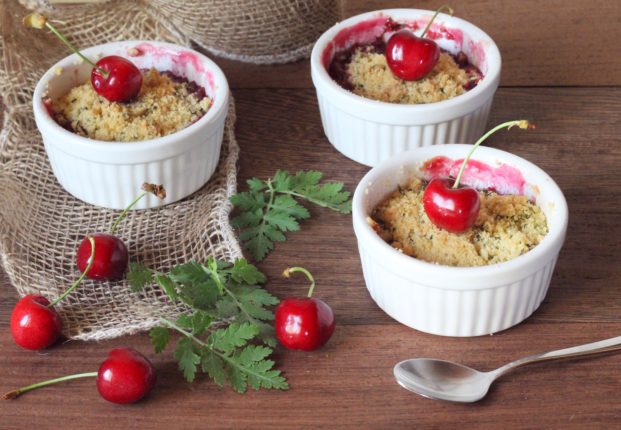 crumble alle ciliegie (3)