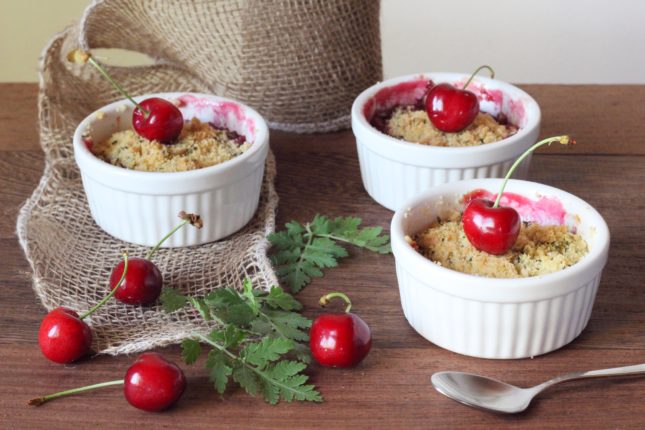 crumble alle ciliegie (4)